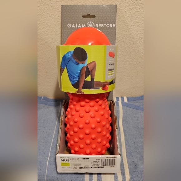 GAIAM Accessories - GAIAM Restore Spiky Orange Massage Ball